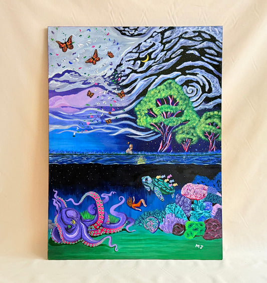The Depth of Becoming- Original Acrylic Painting