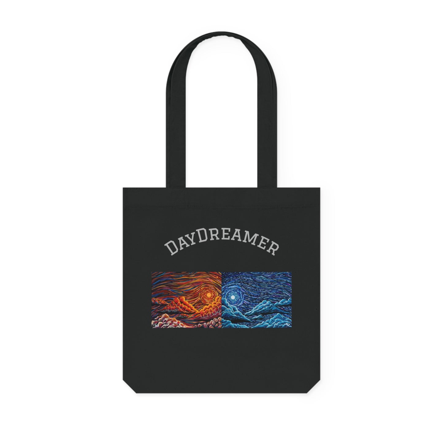 Woven Tote Bag - Daydreamer, Artsy Beach Bag, Tote Bag