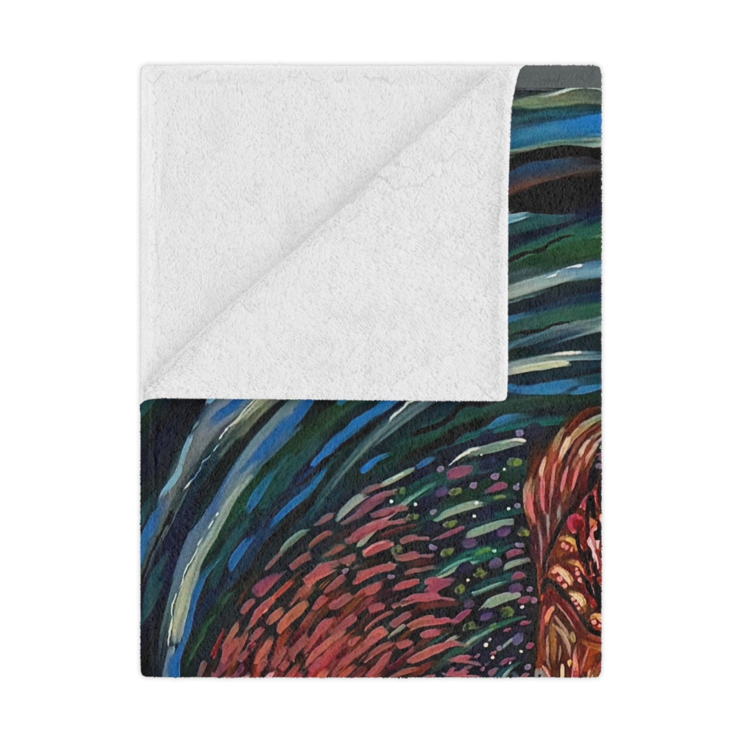 Koi Whirlpool Blanket-Koi Fish Cozy Blanket, Home Decor