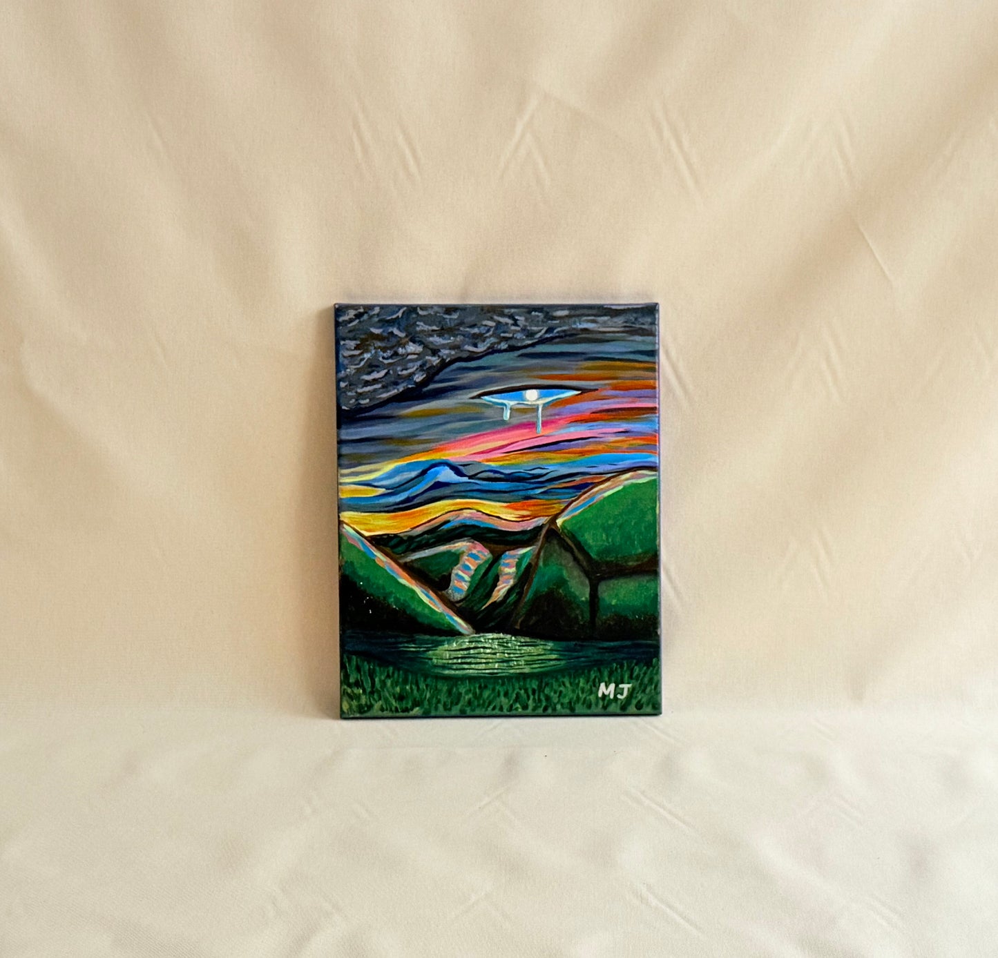 Tears in the Sky-Original Acrylic Painting